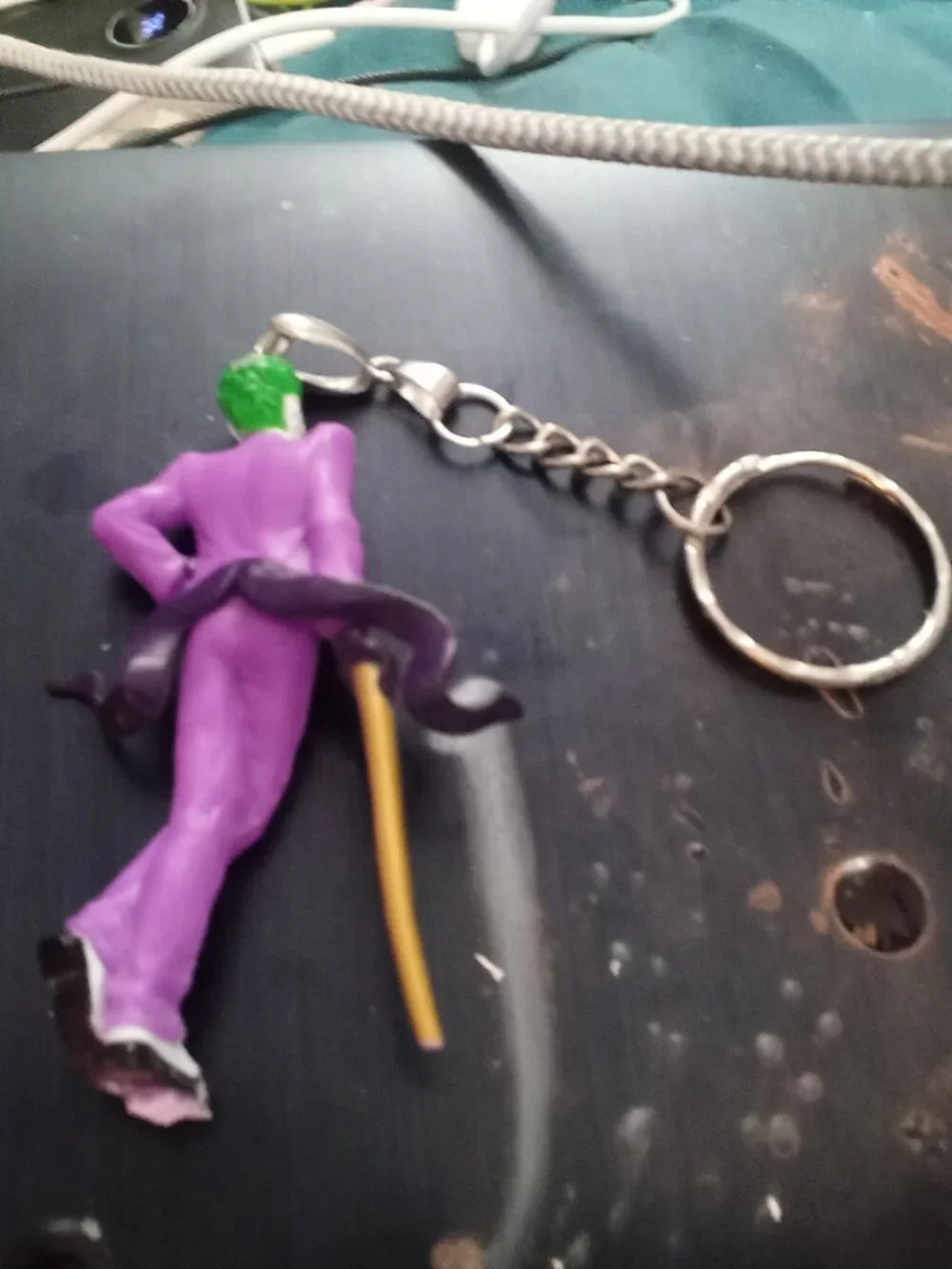 Handmade DC Comics Joker Keychain